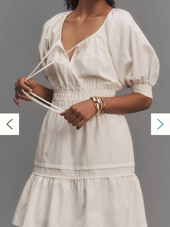 Anthropologie Dresses & Skirts - Anthropologie Somerset Short Dress: Puff Sleeve Edition, Size M